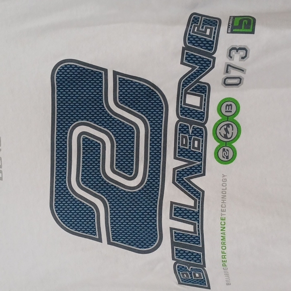 Billabong Performance XXL White long sleeve crew neck tee - Picture 2 of 8